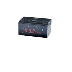 Thomson CR50 radio Reloj Negro