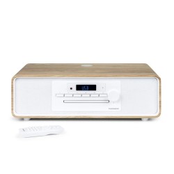 Thomson MIC301IBT sistema de audio para el hogar Microcadena de música para uso doméstico 10 W Blanco, Madera