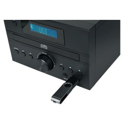 Thomson MIC122BT Microcadena de música para uso doméstico 10 W Negro, Plata