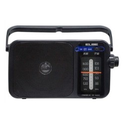ELBE RF-942 radio Portátil Analógica Negro