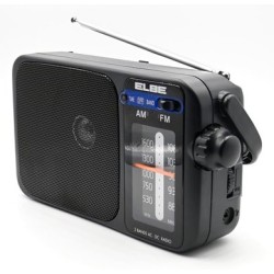 ELBE RF-942 radio Portátil Analógica Negro