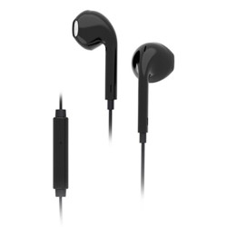 ELBE AU-N15-MIC auricular y casco Auriculares Alámbrico Dentro de oído Llamadas Música Negro