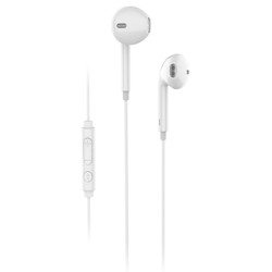 ELBE CA-1501-TCC Auriculares Alámbrico Dentro de oído Llamadas Música Blanco