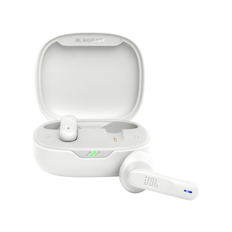 JBL Wave Flex Auriculares True Wireless Stereo (TWS) Dentro de oído Llamadas Música Deporte Uso diario Bluetooth Blanco