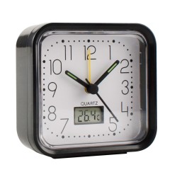 Küken 33016 despertador Reloj despertador analógico Negro