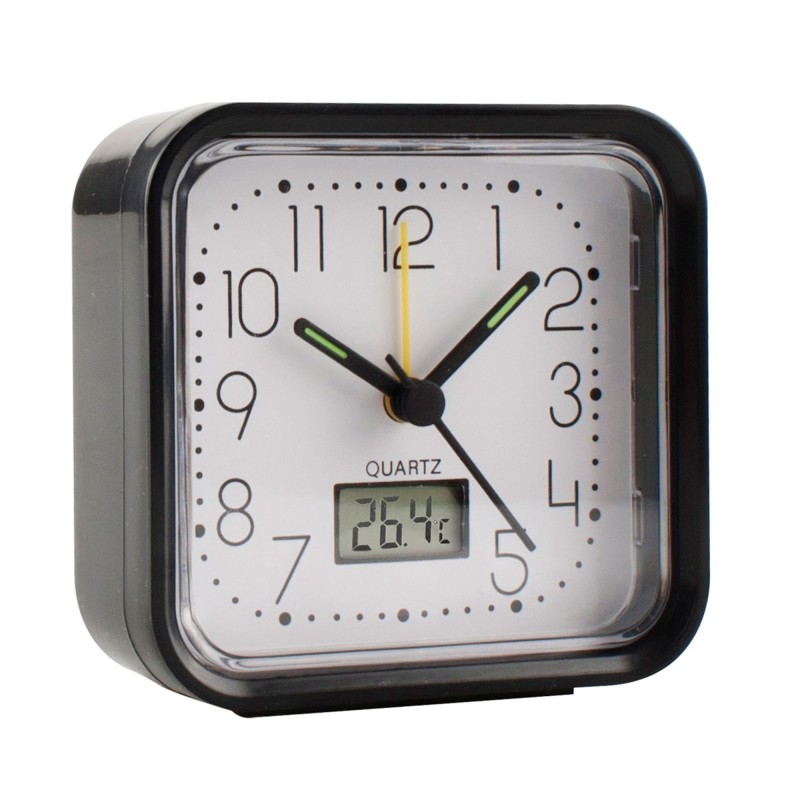 Küken 33016 despertador Reloj despertador analógico Negro