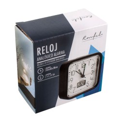 Küken 33016 despertador Reloj despertador analógico Negro