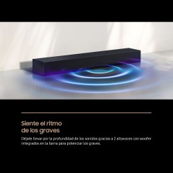 Samsung Barra de sonido B400F Serie B 2.0 con woofer y Dolby 2.0 2025