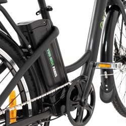 Youin BK2226B bicicleta eléctrica Negro Aluminio 66 cm (26") 25 kg