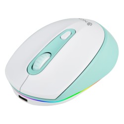 NGS SMOG MINT-RB ratón Juego Ambidextro RF Wireless + Bluetooth Óptico 2400 DPI