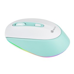 NGS SMOG MINT-RB ratón Juego Ambidextro RF Wireless + Bluetooth Óptico 2400 DPI