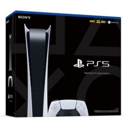 Sony PlayStation 5 Digital Edition 825 GB Wifi Negro, Blanco