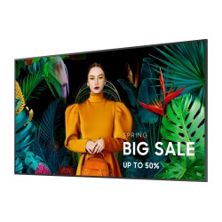 Samsung QB43C Pantalla plana para señalización digital 109,2 cm (43") LCD Wifi 350 cd   m² 4K Ultra HD Negro Procesador