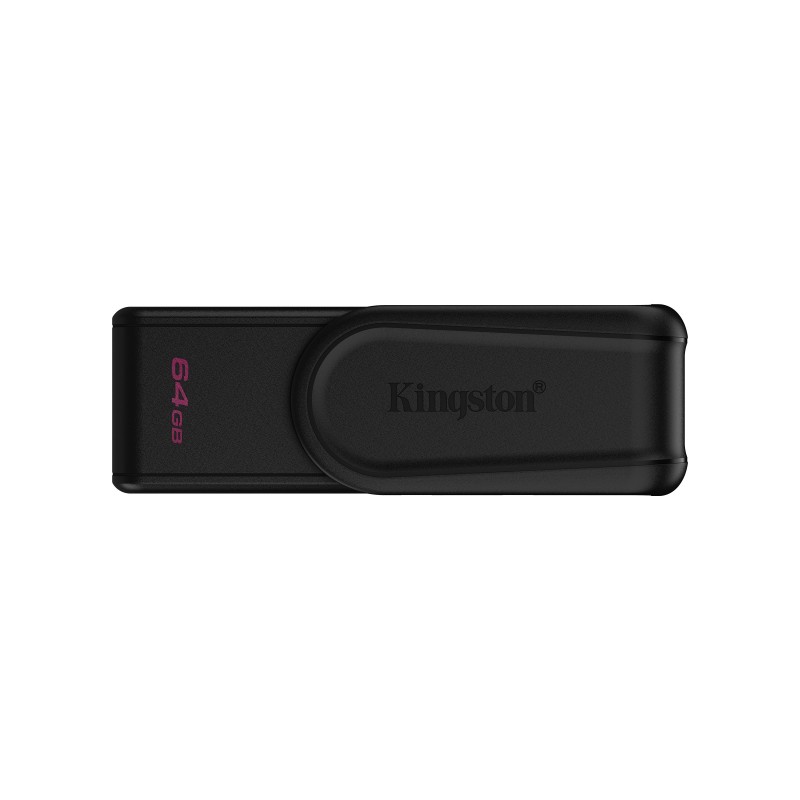 Kingston Technology DataTraveler 64GB Portable USB 3.2 Gen 1 Exodia S (Black Black)