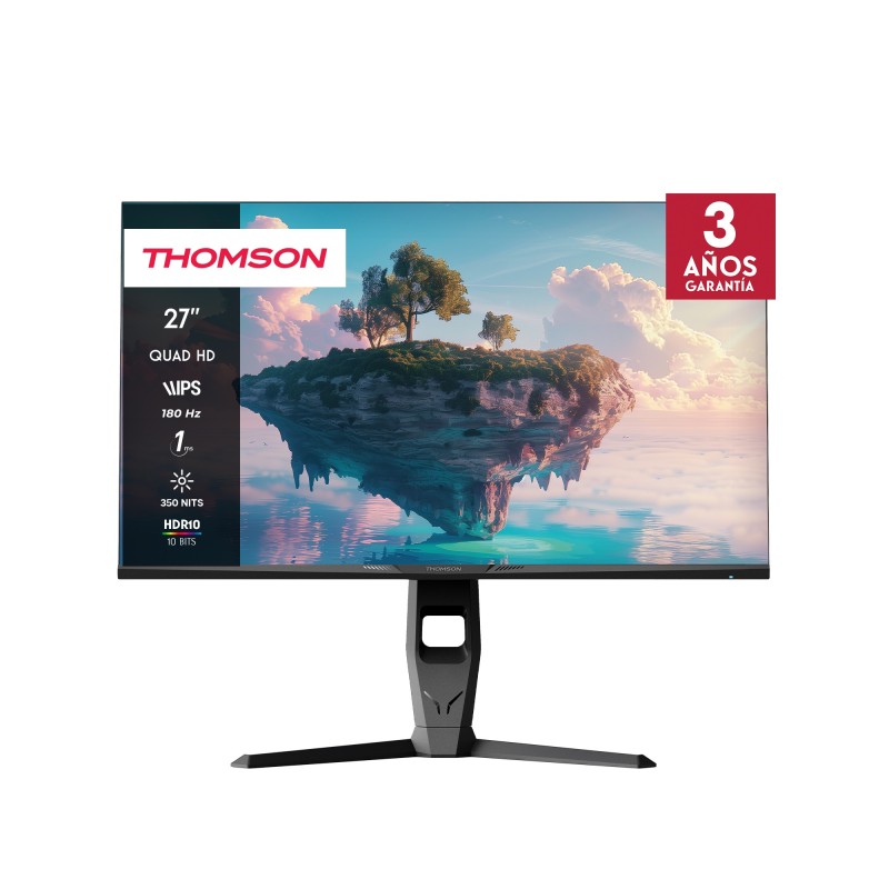 Thomson M27QG5Y14 pantalla para PC 68,6 cm (27") 2560 x 1440 Pixeles Quad HD LED Gris