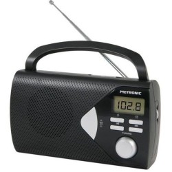 Metronic 477205 radio Portátil Digital Negro