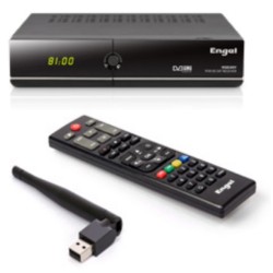 Engel RS8100Y descodificador para televisor IPTV, Satélite Full HD Negro