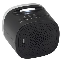 Grundig SCC240 radio Reloj Digital Negro
