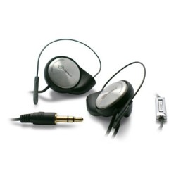 Metronic 480192 auricular y casco Auriculares Alámbrico gancho de oreja Música Negro, Plata
