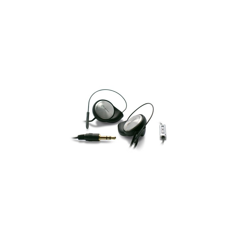 Metronic 480192 auricular y casco Auriculares Alámbrico gancho de oreja Música Negro, Plata