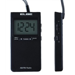 ELBE RF-94 radio Portátil Digital Negro
