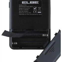 ELBE RF-94 radio Portátil Digital Negro