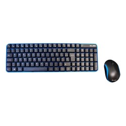 ELBE PTR-101 teclado Ratón incluido Hogar   Oficina RF inalámbrico Negro, Azul