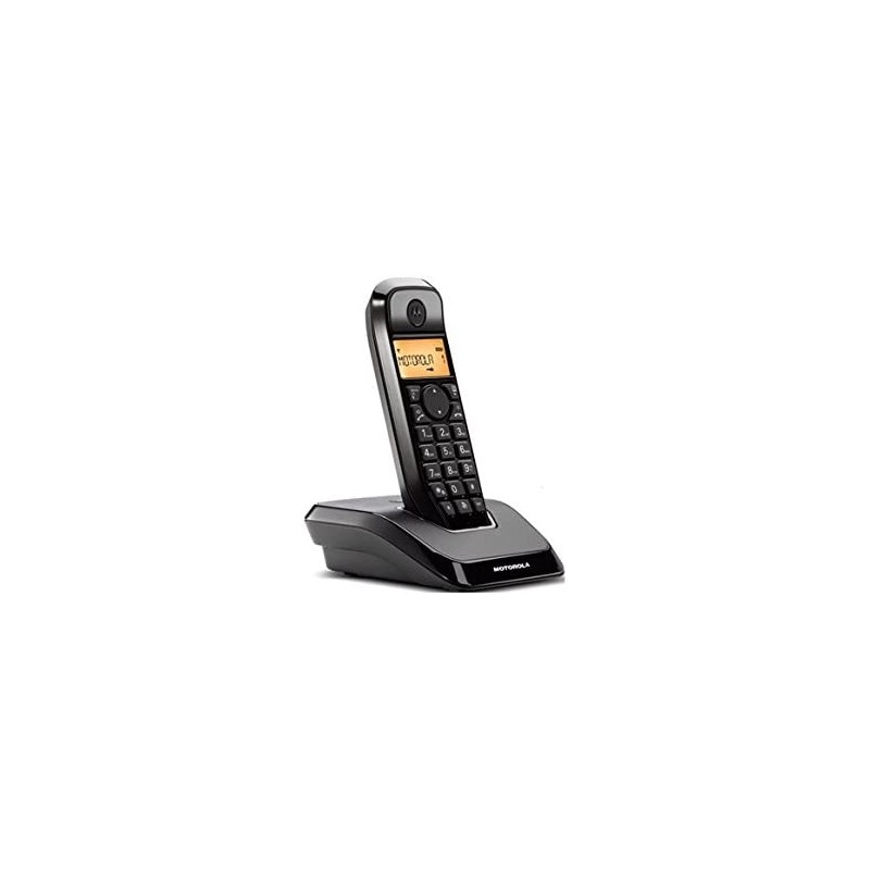 Motorola S1201 Teléfono DECT Identificador de llamadas Negro