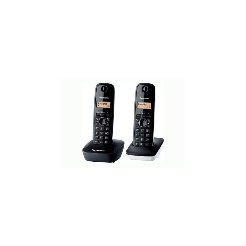 Panasonic KX-TG1612 Teléfono DECT Identificador de llamadas Negro