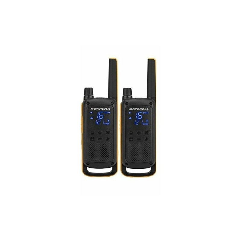 Motorola Talkabout T82 Extreme Twin Pack two-way radios 16 canales Negro, Naranja