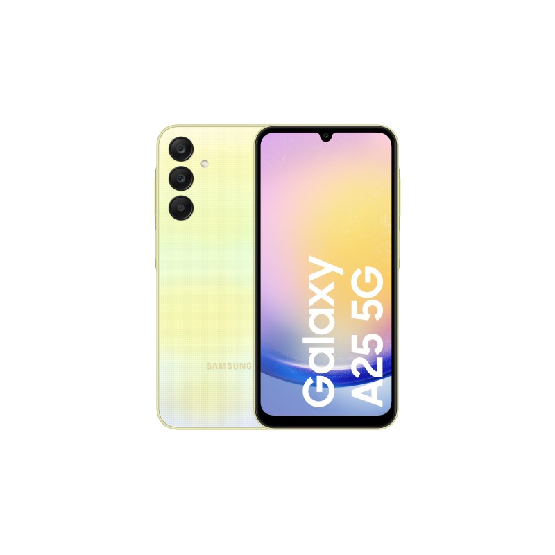 Samsung Galaxy A25 5G SM-A256B 16,5 cm (6.5") SIM doble Android 14 USB Tipo C 6 GB 128 GB 5000 mAh Amarillo