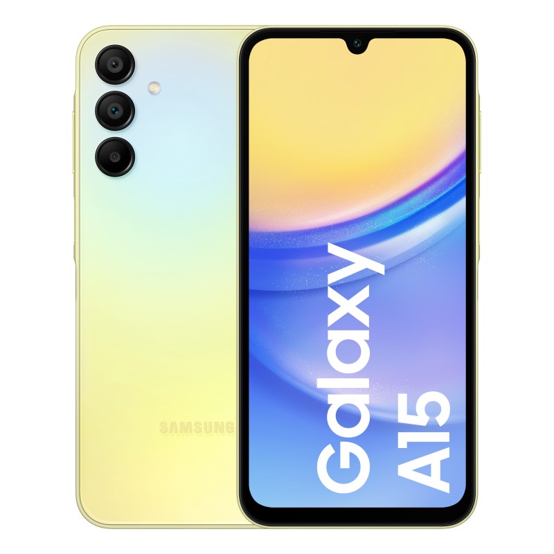 Samsung Galaxy SM-A155F 16,5 cm (6.5") SIM doble Android 14 4G USB Tipo C 4 GB 128 GB 5000 mAh Amarillo