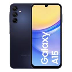 Samsung Galaxy A15 16,5 cm (6.5") SIM doble Android 14 4G USB Tipo C 4 GB 128 GB 5000 mAh Negro, Azul