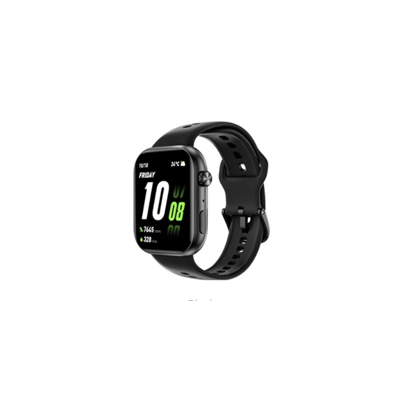 Honor InfoWear Watch 2i 4,7 cm (1.85") AMOLED 49.7 mm Digital 390 x 450 Pixeles Pantalla táctil Negro