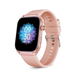 Ksix Smartwatch Urban Move, Pantalla AMOLED 2.06", Autonomía 5 días, Modo deporte y salud, Manos libres, IP67, Rosa