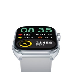 Ksix Smartwatch Urban Move, Pantalla AMOLED 2.06", Autonomía 5 días, Modo deporte y salud, Manos libres, IP67, Gris