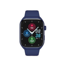 Ksix Smartwatch Urban Move, Pantalla AMOLED 2.06", Autonomía 5 días, Modo deporte y salud, Manos libres, IP67, Azul