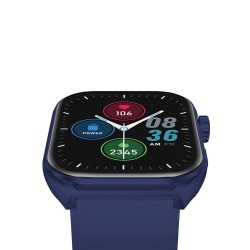 Ksix Smartwatch Urban Move, Pantalla AMOLED 2.06", Autonomía 5 días, Modo deporte y salud, Manos libres, IP67, Azul