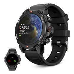 Ksix Explorer 3,63 cm (1.43") AMOLED Digital Pantalla táctil Negro GPS (satélite)