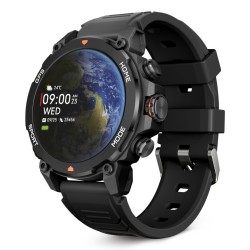 Ksix Explorer 3,63 cm (1.43") AMOLED Digital Pantalla táctil Negro GPS (satélite)