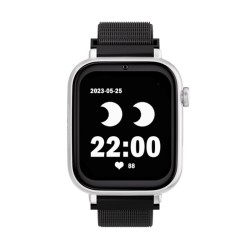 SaveFamily Save Family PLUS SmartWatch con GPS y llamada Blanco Correa Tela Negra NO INCLUYE SIM