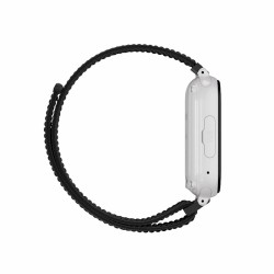 SaveFamily Save Family PLUS SmartWatch con GPS y llamada Blanco Correa Tela Negra NO INCLUYE SIM