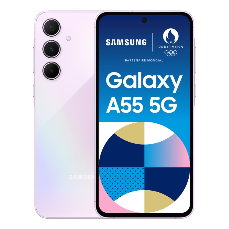 Samsung Galaxy A55 5G 16,8 cm (6.6") SIM doble Android 14 USB Tipo C 8 GB 256 GB 5000 mAh Lila