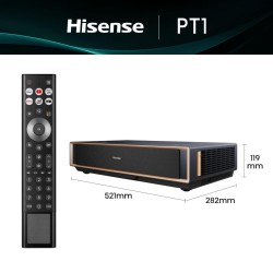 Hisense PT1 proyector de TV Negro 3D