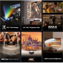 Hisense PT1 proyector de TV Negro 3D