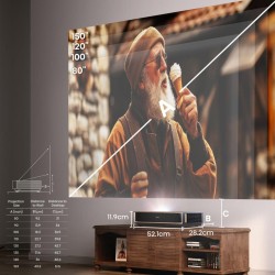 Hisense PT1 proyector de TV Negro 3D