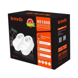 Tenda PH6 adaptador de red PowerLine 1000 Mbit s Ethernet Blanco 2 pieza(s)