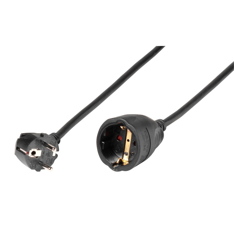 Vivanco SKV 5B-N base múltiple 5 m 1 salidas AC Interior Negro