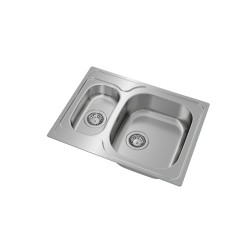 Teka UNIVERSE 60 T-XP 1½B Lavabo sobre-encimera Rectangular Acero inoxidable