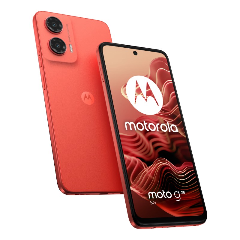 Motorola moto G35 5G 17,1 cm (6.72") SIM doble Android 14 USB Tipo C 8 GB 256 GB 5000 mAh Rojo